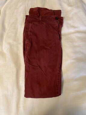 AG Men's Lux Khaki 29R Burgundy